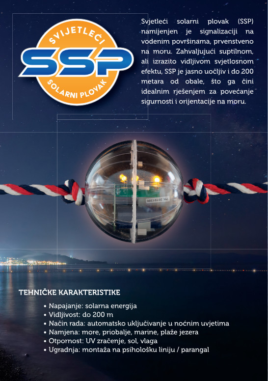 Svijetleći solarni plovak